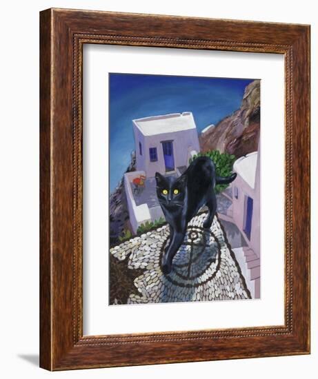 Cat of Greece (Chat de Grece)-Isy Ochoa-Framed Giclee Print