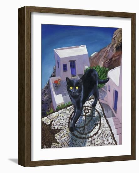 Cat of Greece (Chat de Grece)-Isy Ochoa-Framed Giclee Print