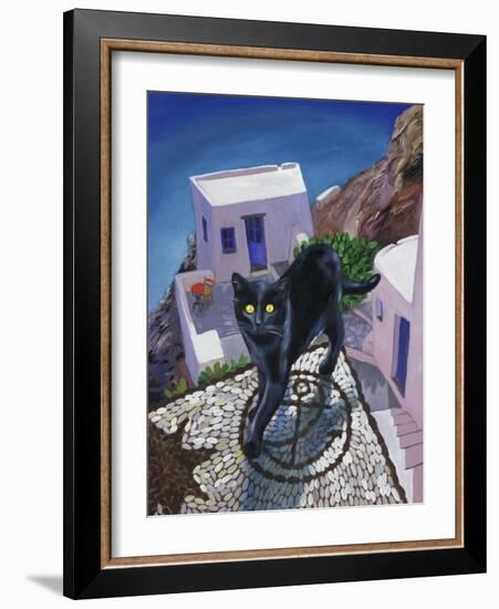 Cat of Greece (Chat de Grece)-Isy Ochoa-Framed Giclee Print