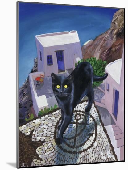 Cat of Greece (Chat de Grece)-Isy Ochoa-Mounted Giclee Print