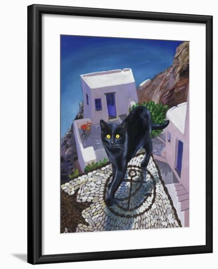 Cat of Greece (Chat de Grece)-Isy Ochoa-Framed Giclee Print