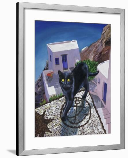 Cat of Greece (Chat de Grece)-Isy Ochoa-Framed Giclee Print