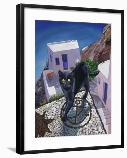 Cat of Greece (Chat de Grece)-Isy Ochoa-Framed Giclee Print