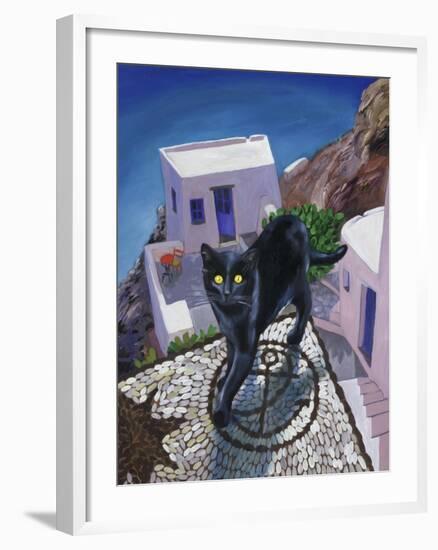 Cat of Greece (Chat de Grece)-Isy Ochoa-Framed Giclee Print