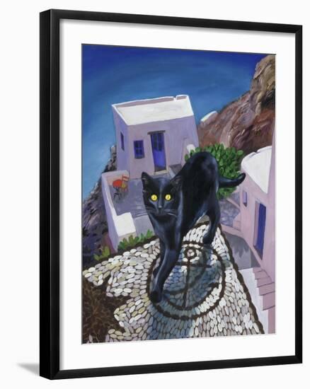 Cat of Greece (Chat de Grece)-Isy Ochoa-Framed Giclee Print