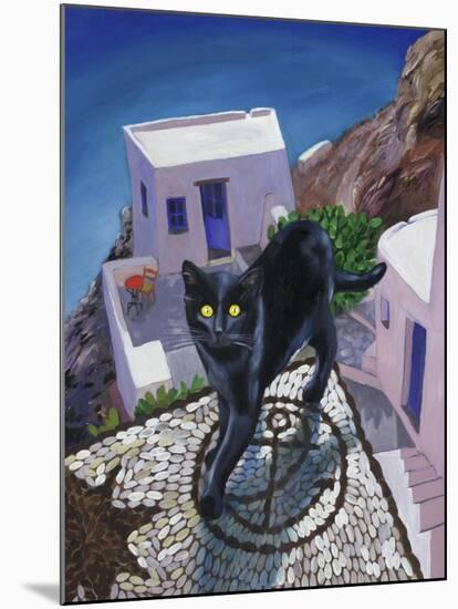 Cat of Greece (Chat de Grece)-Isy Ochoa-Mounted Giclee Print