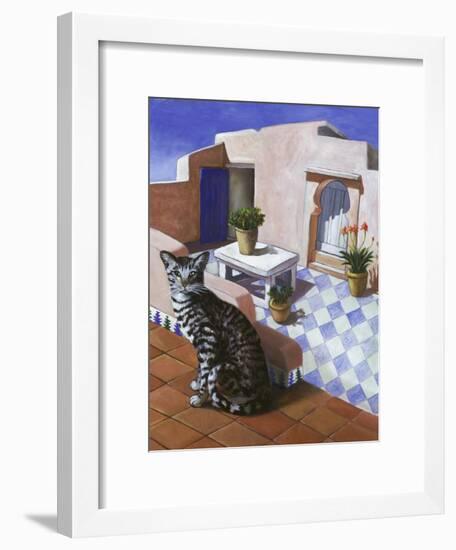 Cat of Morocco (Chat Du Maroc)-Isy Ochoa-Framed Giclee Print