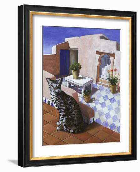 Cat of Morocco (Chat Du Maroc)-Isy Ochoa-Framed Giclee Print