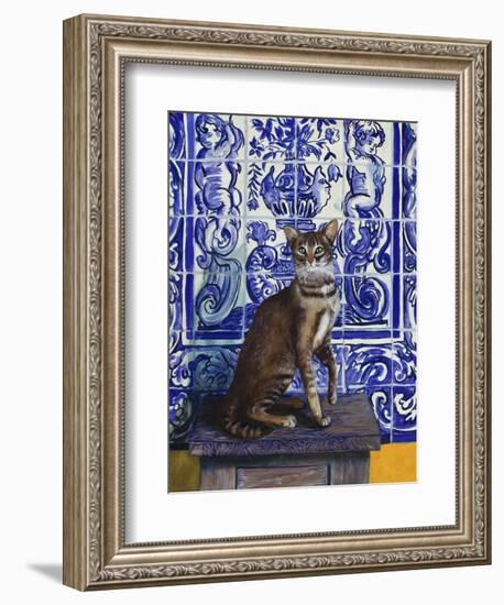 Cat of Portugal (Chat Du Portugal)-Isy Ochoa-Framed Giclee Print