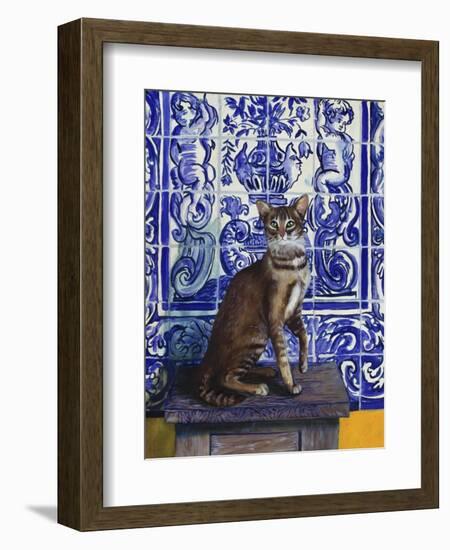 Cat of Portugal (Chat Du Portugal)-Isy Ochoa-Framed Giclee Print