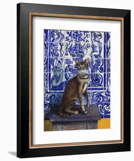 Cat of Portugal (Chat Du Portugal)-Isy Ochoa-Framed Giclee Print