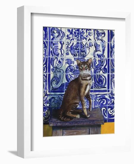 Cat of Portugal (Chat Du Portugal)-Isy Ochoa-Framed Giclee Print