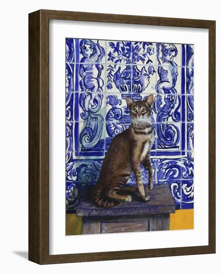 Cat of Portugal (Chat Du Portugal)-Isy Ochoa-Framed Giclee Print