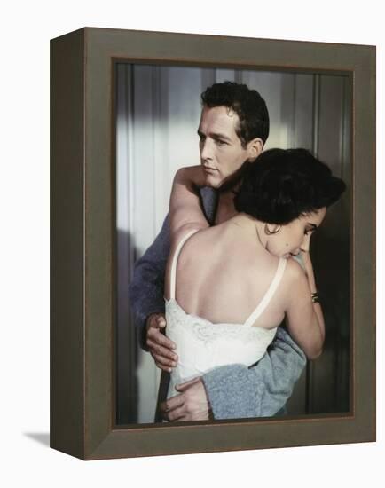 Cat on a Hot Tin Roof 1958 Directed by Richard Brooks Elizabeth Taylor and Paul Newman-null-Framed Stretched Canvas