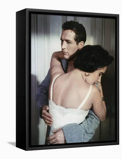 Cat on a Hot Tin Roof 1958 Directed by Richard Brooks Elizabeth Taylor and Paul Newman-null-Framed Stretched Canvas