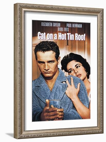 Cat on a Hot Tin Roof, 1958-null-Framed Art Print