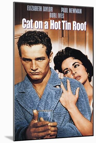 Cat on a Hot Tin Roof, 1958-null-Mounted Art Print