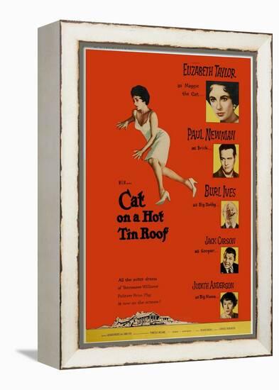 Cat on a Hot Tin Roof, 1958-null-Framed Stretched Canvas