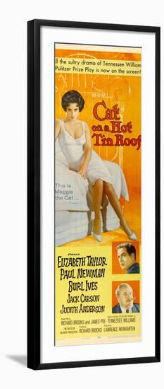 Cat on a Hot Tin Roof, 1958-null-Framed Art Print