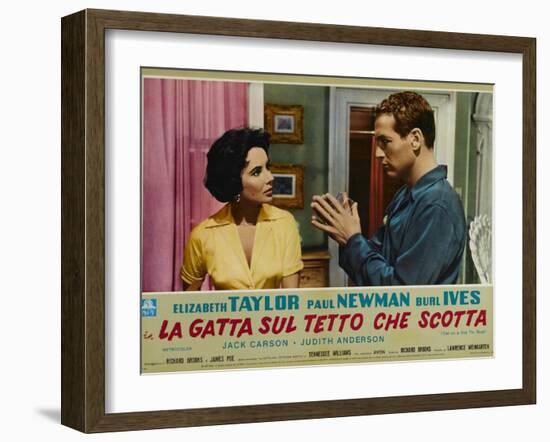 Cat on a Hot Tin Roof, 1958-null-Framed Art Print