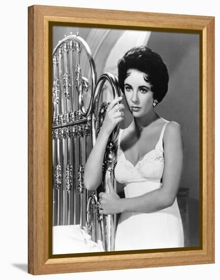 Cat on a Hot Tin Roof, Elizabeth Taylor, 1958-null-Framed Stretched Canvas