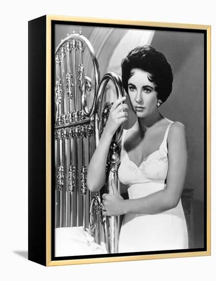 Cat on a Hot Tin Roof, Elizabeth Taylor, 1958-null-Framed Stretched Canvas