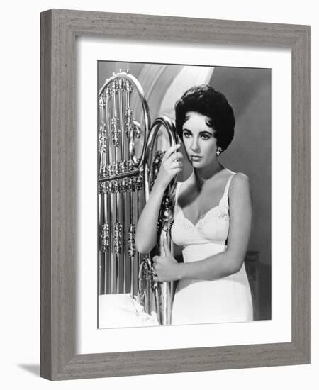 Cat on a Hot Tin Roof, Elizabeth Taylor, 1958-null-Framed Photo