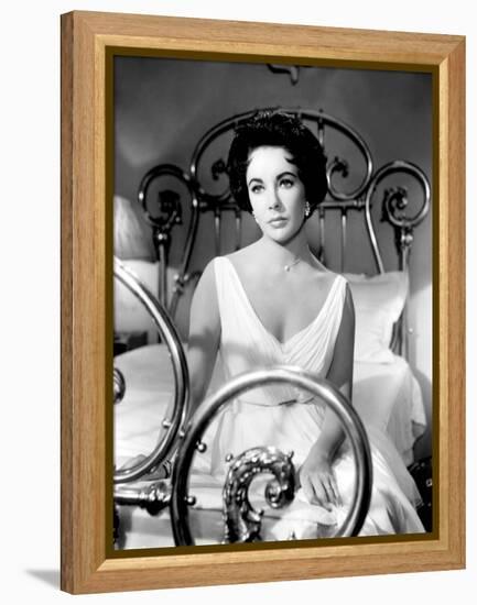 Cat on a Hot Tin Roof, Elizabeth Taylor, 1958-null-Framed Stretched Canvas