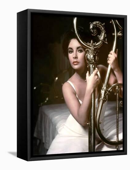 Cat on a Hot Tin Roof, Elizabeth Taylor, Directed by Richard Brooks, 1958-null-Framed Stretched Canvas