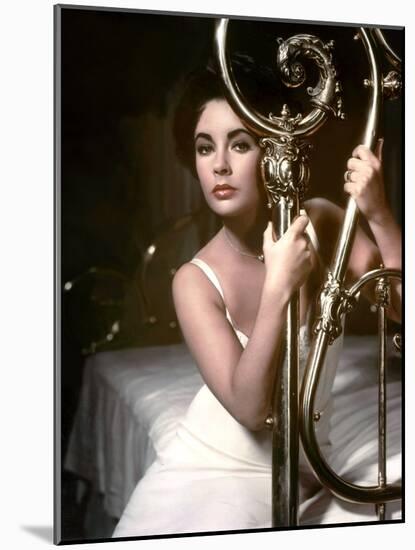 Cat on a Hot Tin Roof, Elizabeth Taylor, Directed by Richard Brooks, 1958-null-Mounted Photo