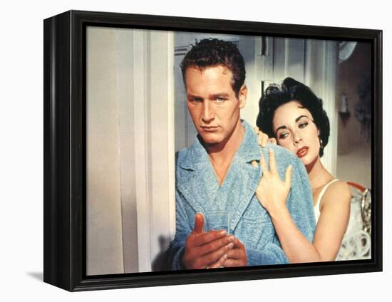 Cat on a Hot Tin Roof, Paul Newman, Elizabeth Taylor, 1958-null-Framed Stretched Canvas