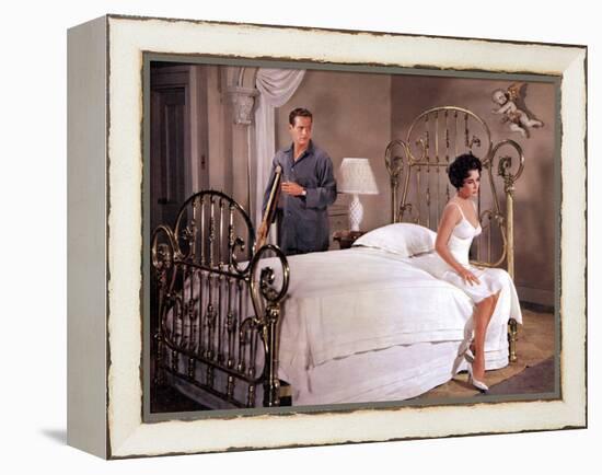 Cat on a Hot Tin Roof, Paul Newman, Elizabeth Taylor, 1958-null-Framed Stretched Canvas