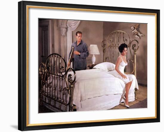 Cat on a Hot Tin Roof, Paul Newman, Elizabeth Taylor, 1958-null-Framed Photo