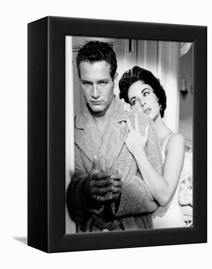 Cat on a Hot Tin Roof, Paul Newman, Elizabeth Taylor, 1958-null-Framed Stretched Canvas