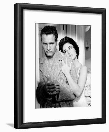 Cat on a Hot Tin Roof, Paul Newman, Elizabeth Taylor, 1958-null-Framed Photo