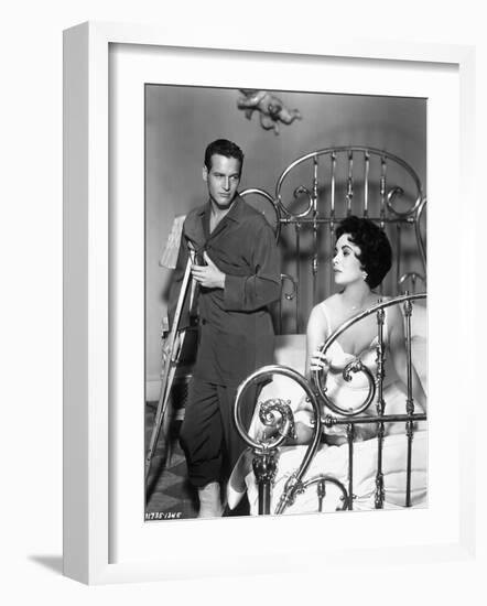 Cat on a Hot Tin Roof, Paul Newman, Elizabeth Taylor, 1958-null-Framed Photo