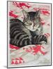 Cat on Quilt-Anne Robinson-Mounted Giclee Print