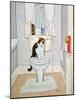 Cat on the Loo, 1991-Ditz-Mounted Giclee Print