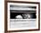 Cat Peers out of Letter Box-null-Framed Photographic Print