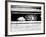 Cat Peers out of Letter Box-null-Framed Photographic Print