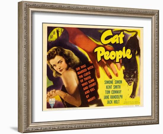 Cat People, 1942, Directed by Jacques Tourneur-null-Framed Giclee Print