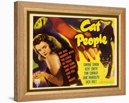 Cat People, 1942, Directed by Jacques Tourneur-null-Framed Premier Image Canvas