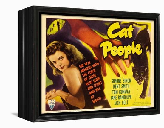 Cat People, 1942, Directed by Jacques Tourneur-null-Framed Premier Image Canvas