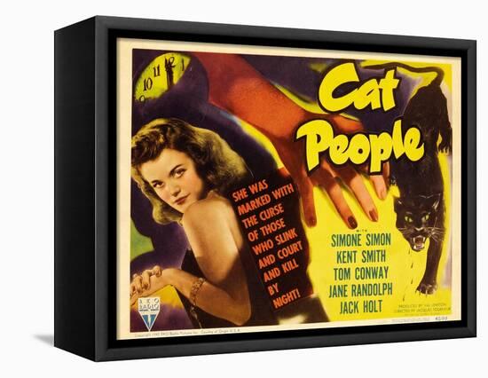 Cat People, 1942, Directed by Jacques Tourneur-null-Framed Premier Image Canvas
