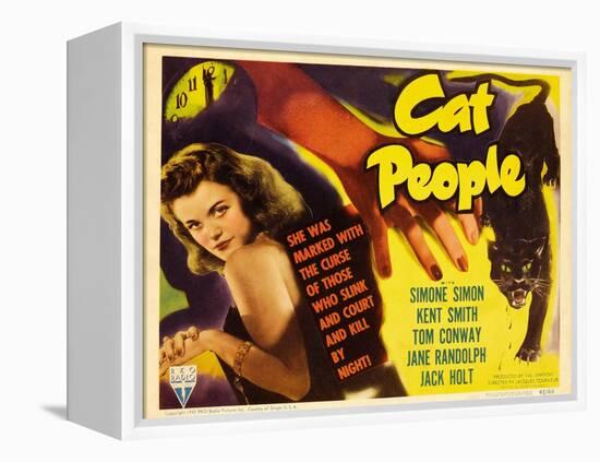 Cat People, 1942, Directed by Jacques Tourneur-null-Framed Premier Image Canvas