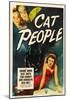 Cat People, 1942, Directed by Jacques Tourneur-null-Mounted Giclee Print