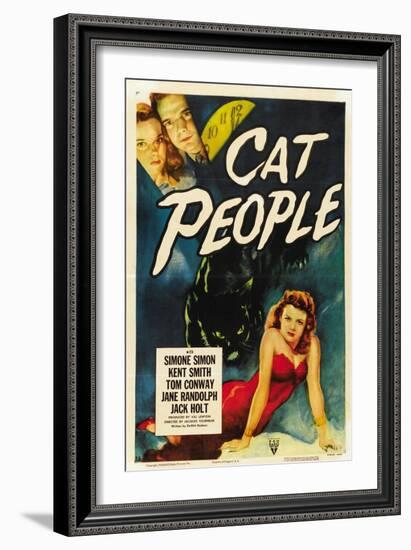 Cat People, 1942, Directed by Jacques Tourneur-null-Framed Giclee Print