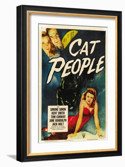 Cat People, 1942, Directed by Jacques Tourneur-null-Framed Giclee Print