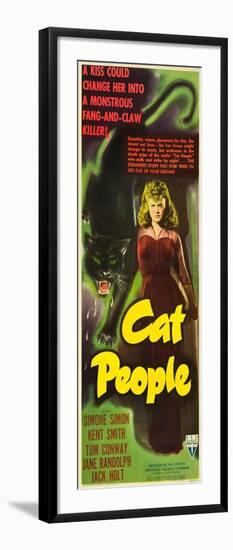 Cat People, Simone Simon, 1942-null-Framed Art Print