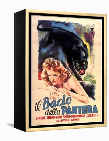 Cat People, Simone Simon, 1942-null-Framed Stretched Canvas